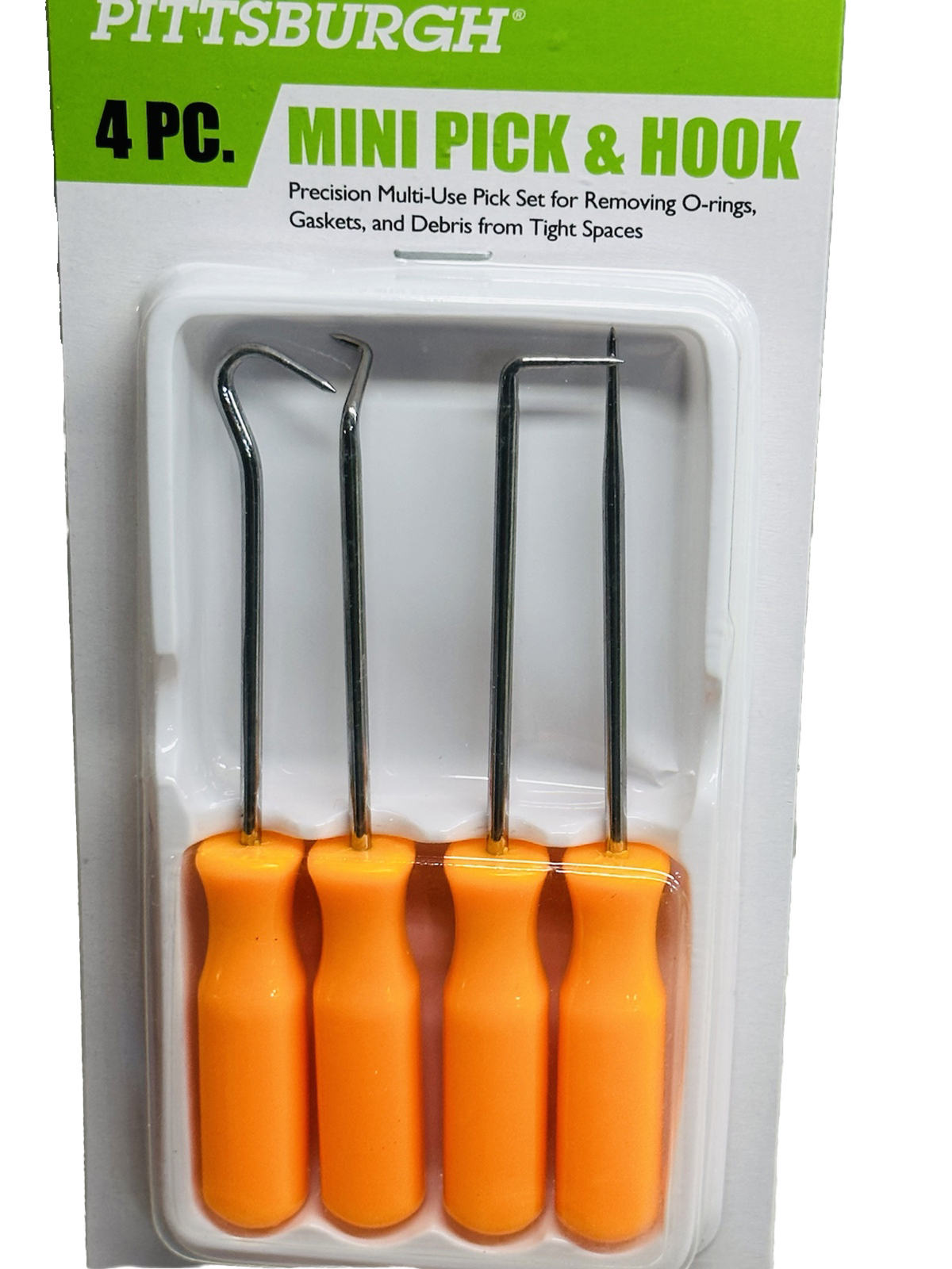 NEW Pittsburgh Mini Pick and Hook Set. 4-pc Precision, Multi -Use