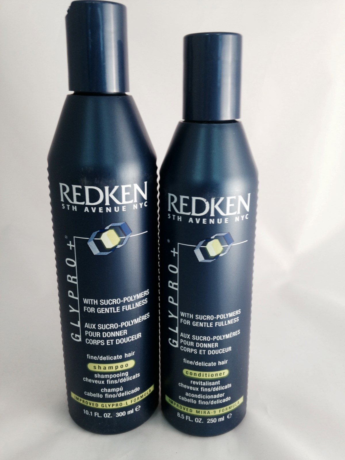 SET of Redken Glypro+ Shampoo & Conditioner Fine/Delicate Hair 10.1 and 8.5 Oz
