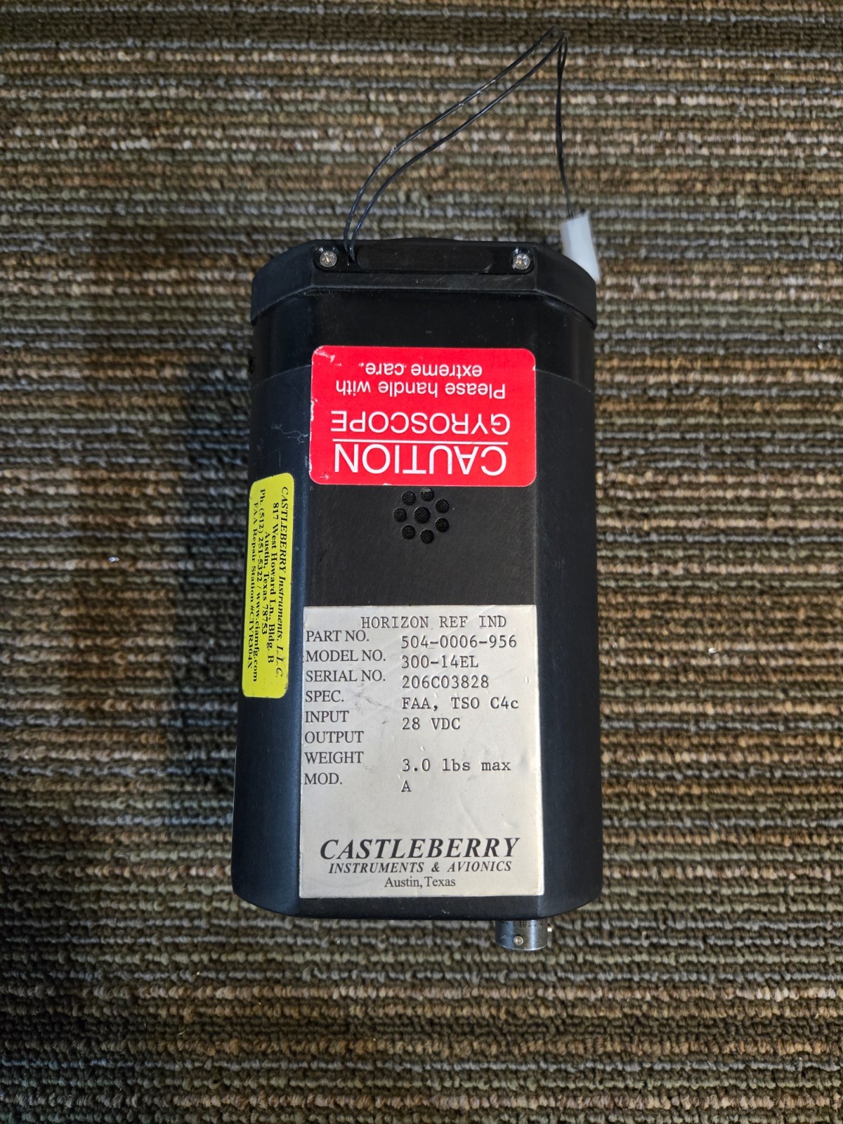 504-0006-956 Castleberry Horizon Ref Indicator