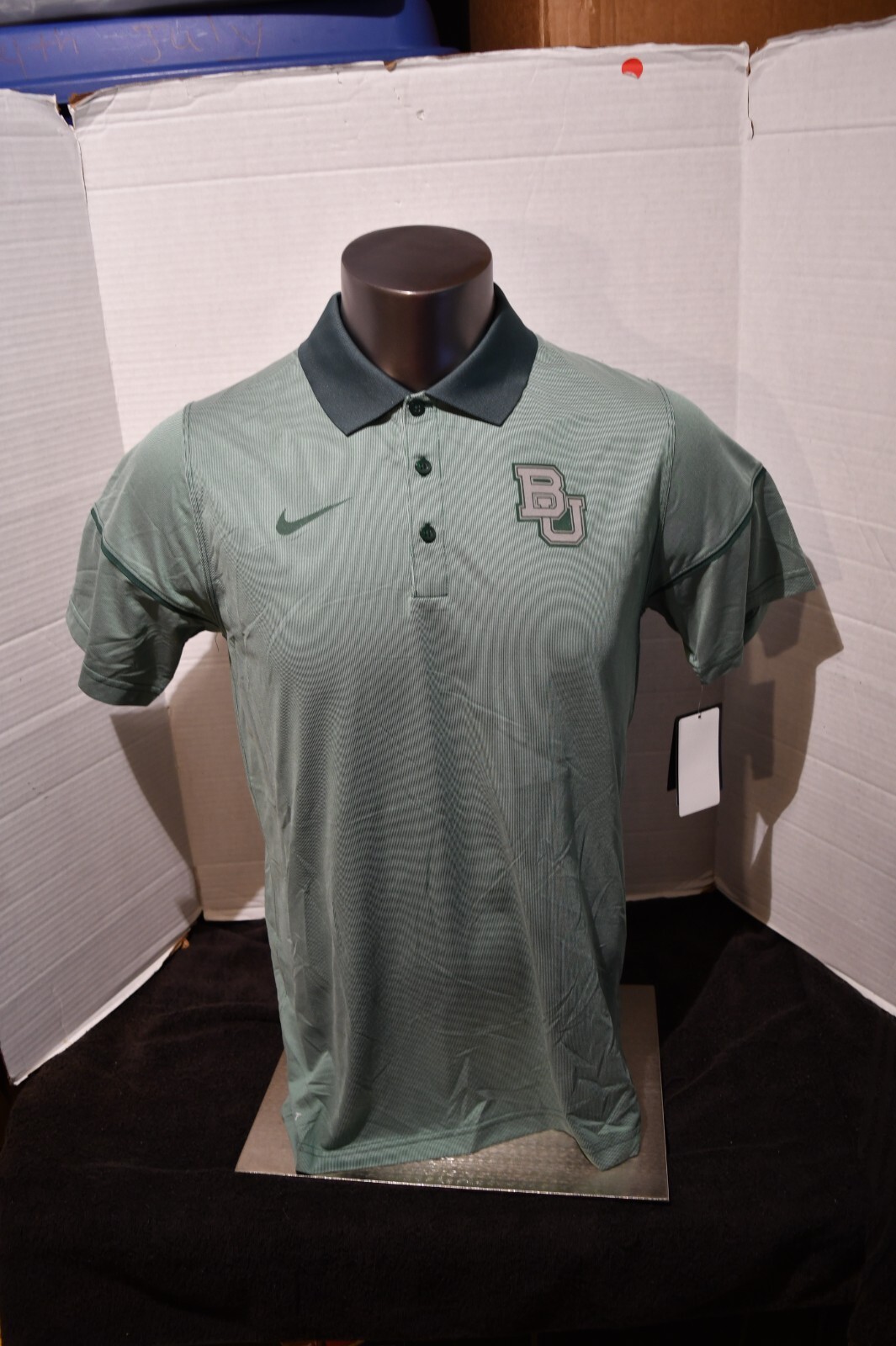 BAYLOR BEARS Nike DRI-FIT POLO SHIRT BU MENS Sizes s-3x NWT Baylor Lime Green