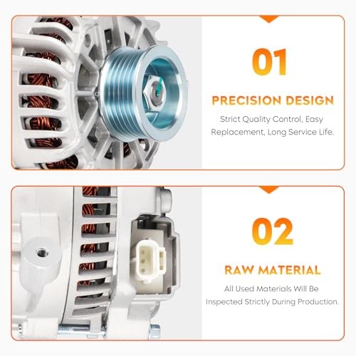 4L3U-10300-BA Alternator for Ford F150 04-08 Expedition 05-06 Lincoln Navigator