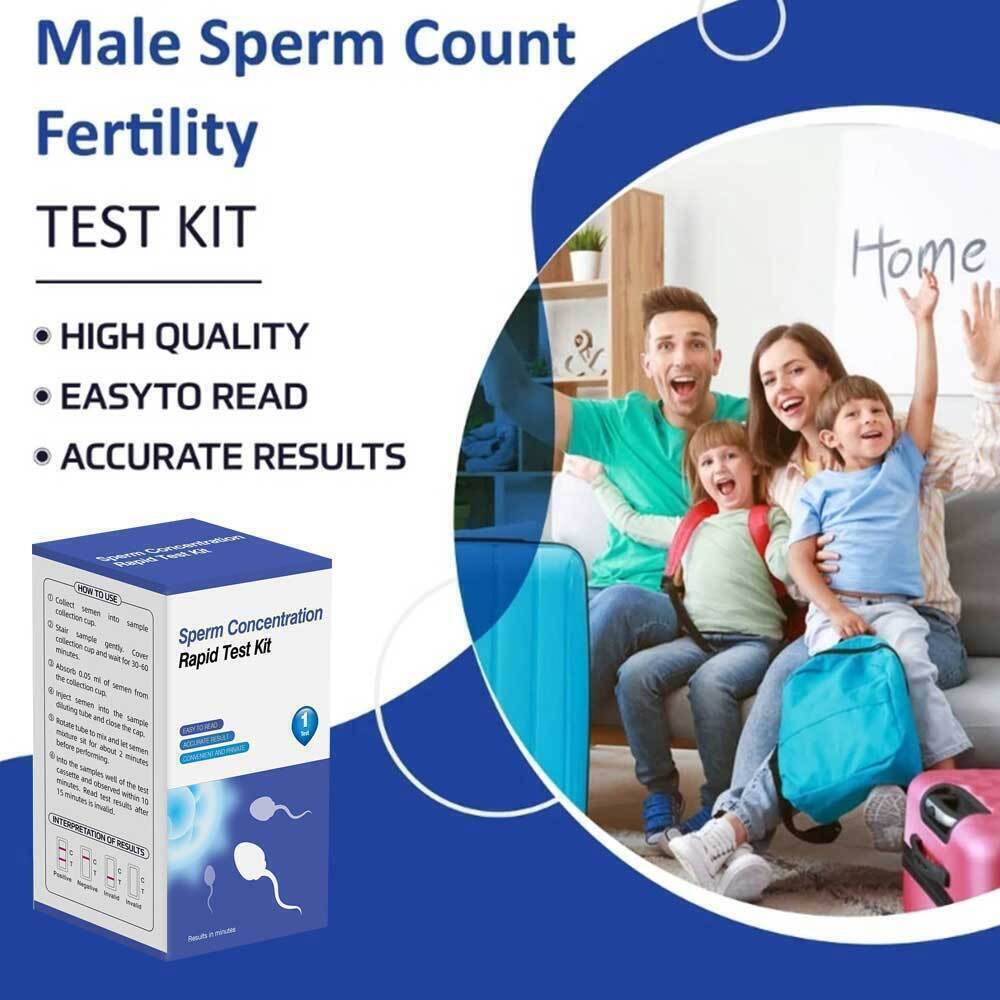 1Set Man Male Sperm Concentration Rapid Test Kit Sperm Motility Detection