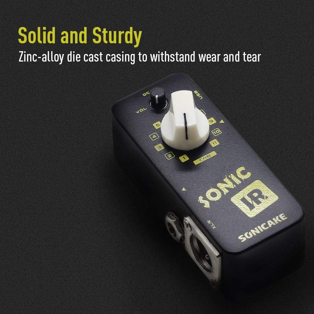 SONICAKE IR Pedal Speaker Cabinet Simulator Impulse Response Loader Guitar Bass