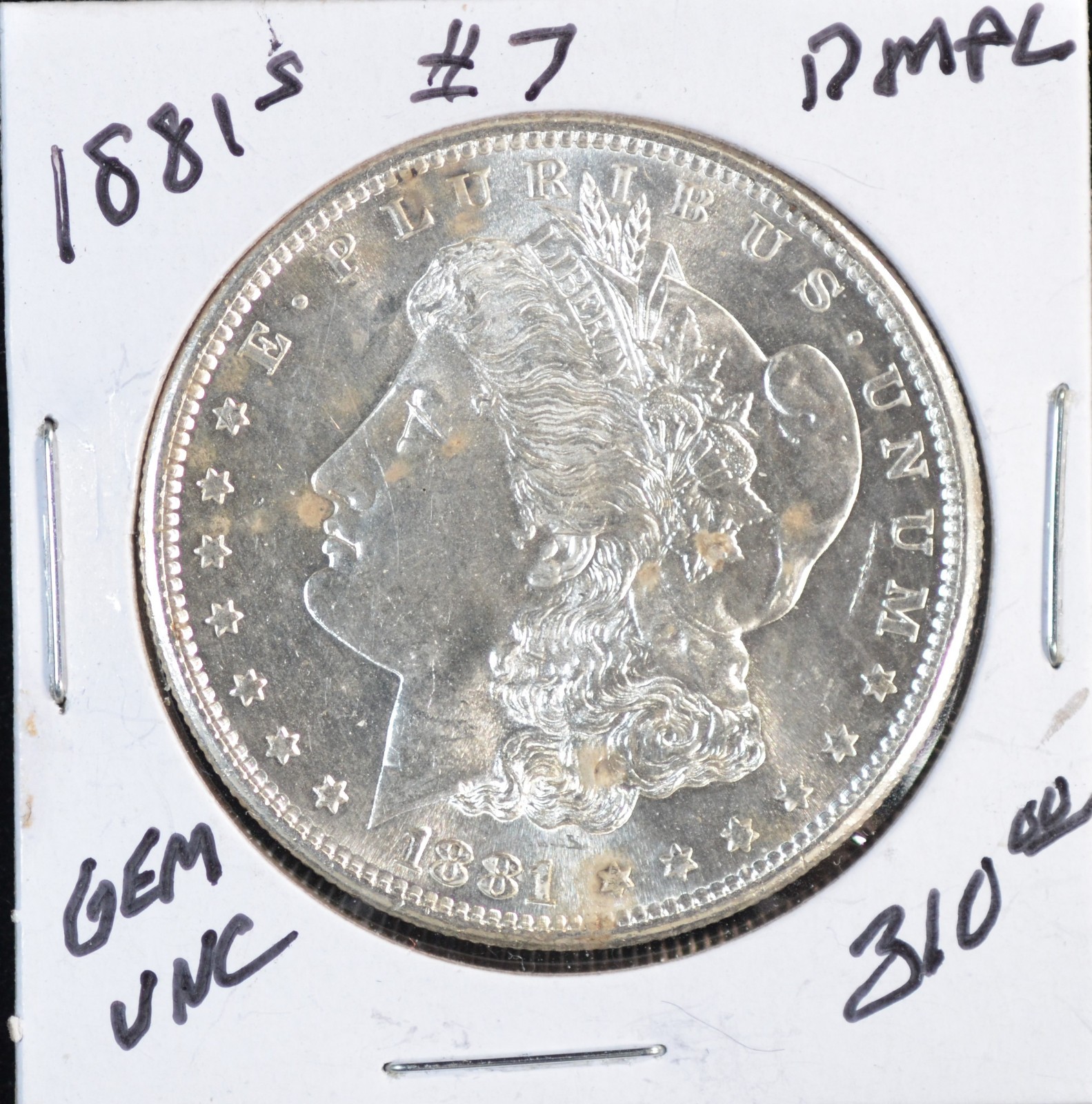 1881 S Morgan  Silver Dollar Ch Gem BU  MS++ PQ Gem CONDITION CHOICE #7