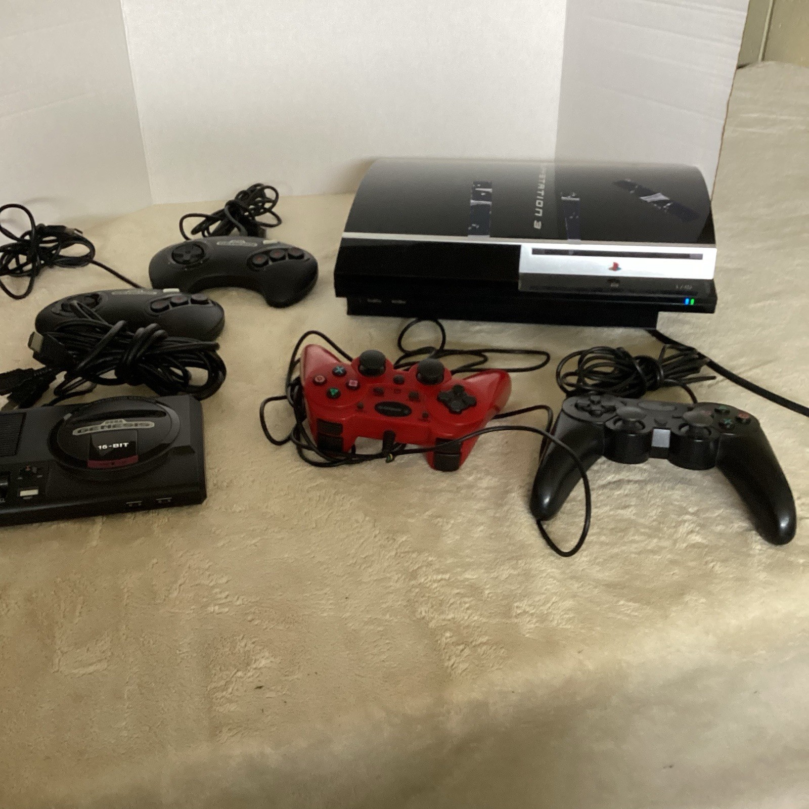 Sony PlayStation 3 160GB Home Console - Black (CECHG01) AS IS Works(ALL PICTURES
