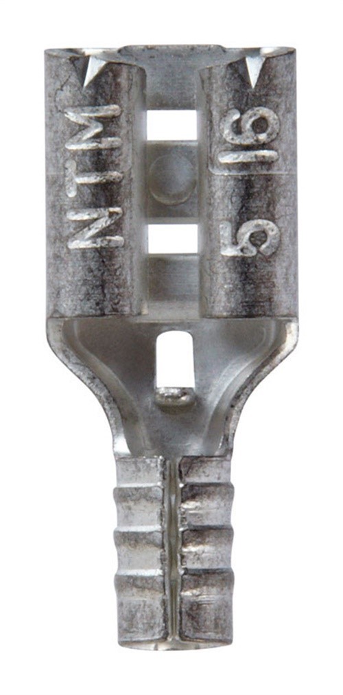 Jandorf 60943 Uninsulated 0.187 in. Tab Female Disconnect Terminal 22 to 18 AWG