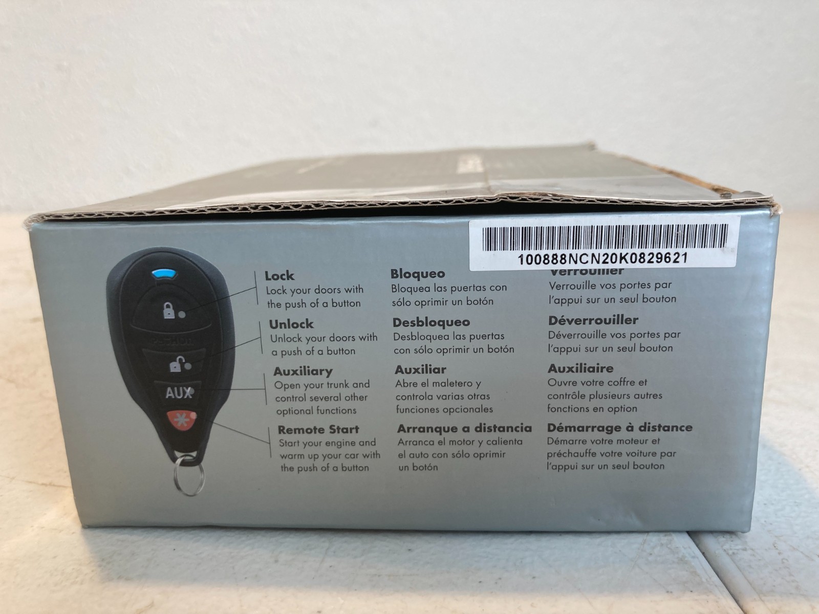 Python 4105P 1-Way Remote Start System Complete Kit DEI Directed