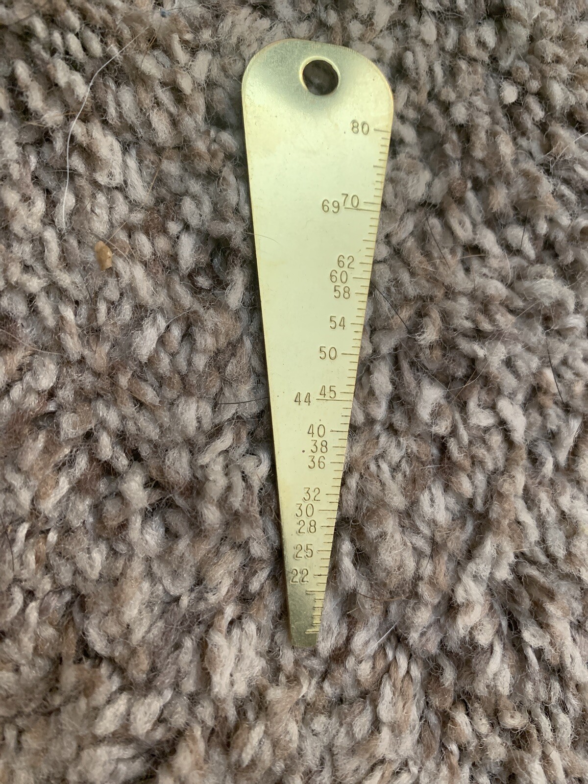 Ted Cash Brass Bore Gauge (134)