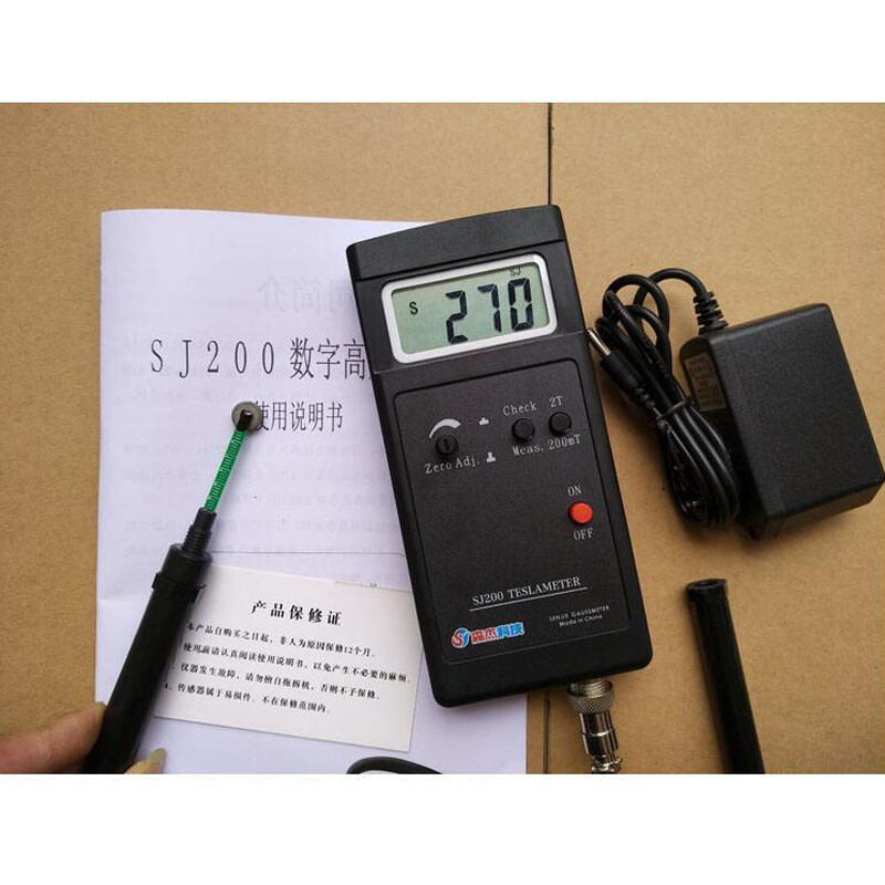 Digital Surface Magnetic Field Tesla Meter Tester Gauss Meter Gaussmeter SJ200