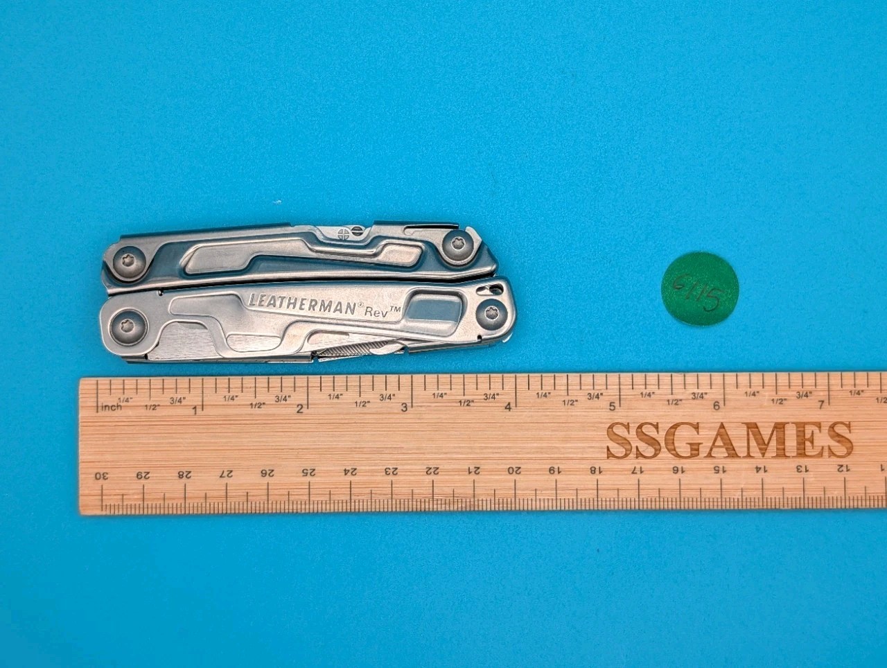 Leatherman Rev 3.8" Multi-Tool, Stainless!