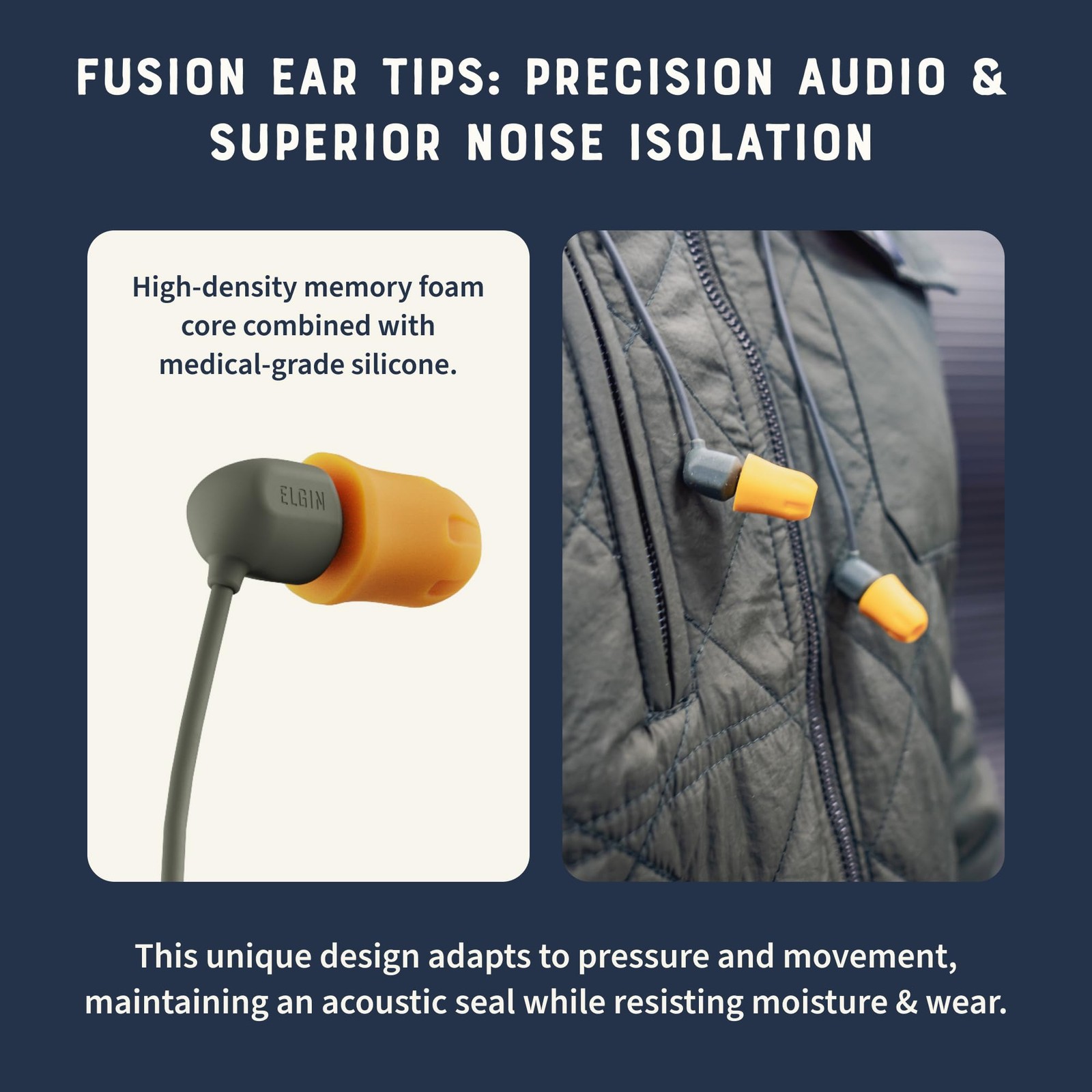 Bluetooth Noise-Isolating Earplugs, OSHA Compliant, 31dB NRR, 14-Hour Battery