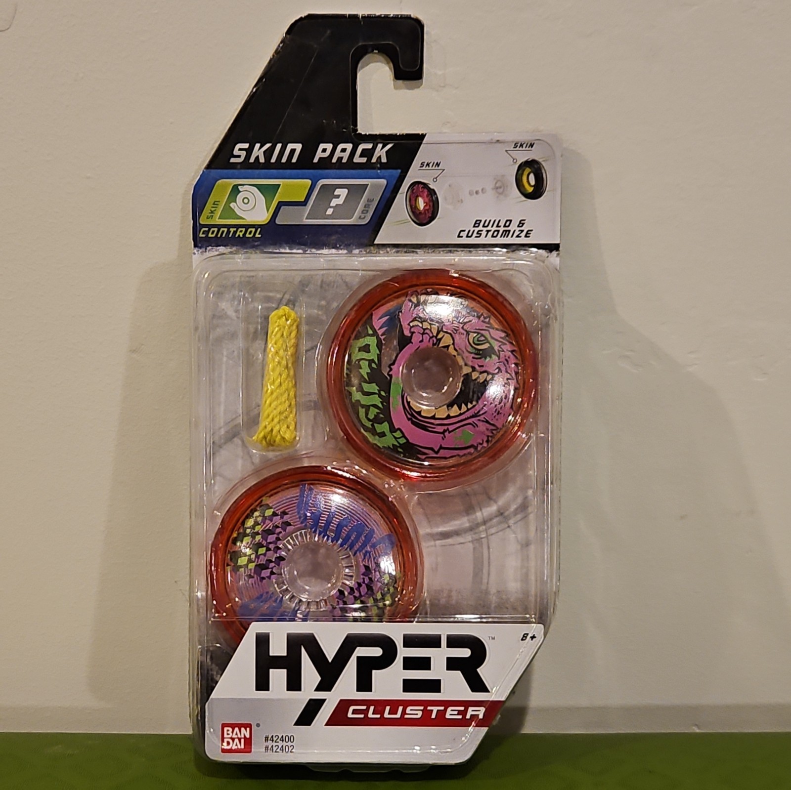 Hyper Cluster Yo-Yo Skin Pack, Rolling Katakana Control #42402 Bandai New