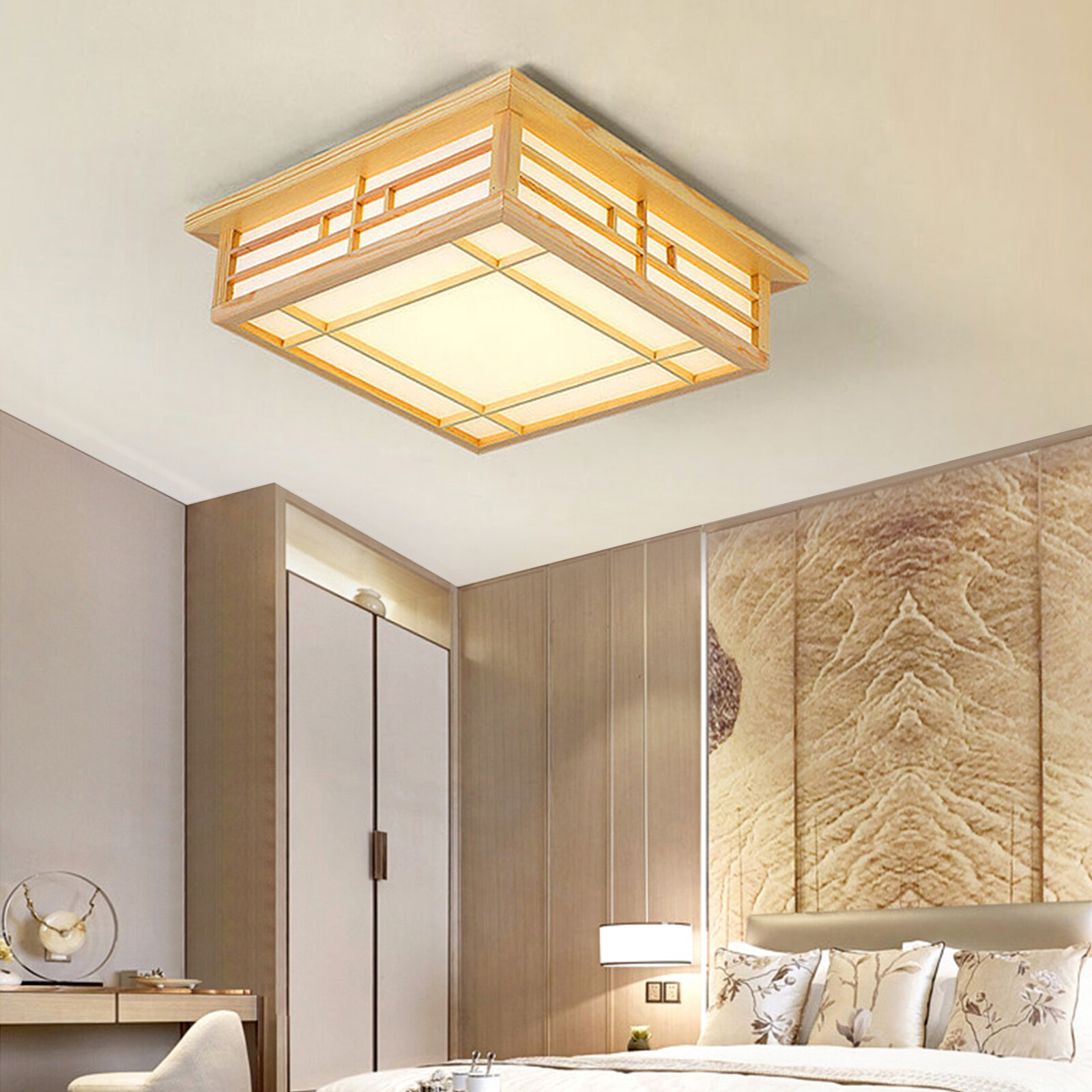 16-32w Remote Control & Memory Function Ceiling Lamp Log Bedroom Ceiling Light