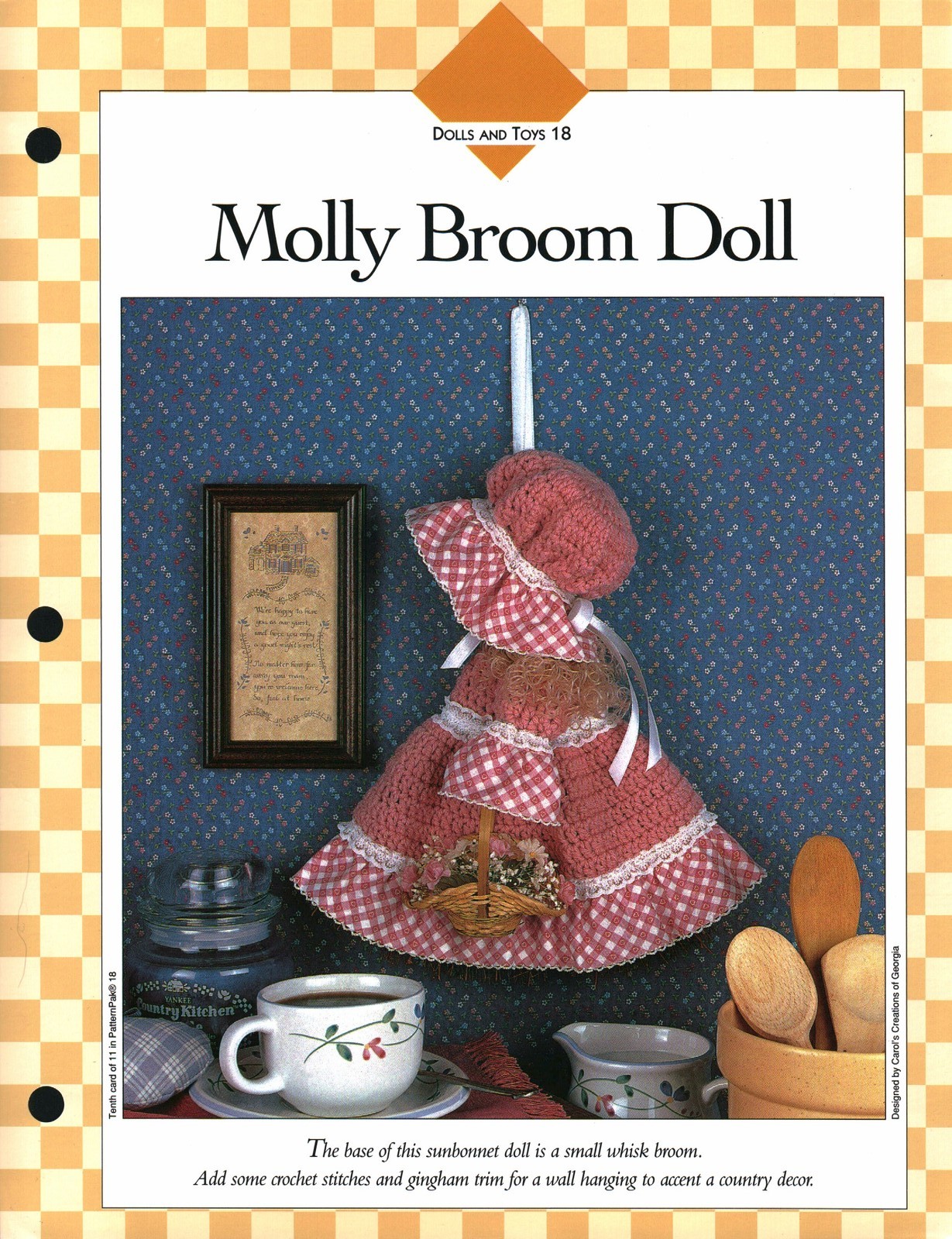 Molly Broom Doll - Dolls & Toys 18 | Vanna Crochet Faves 85180-J