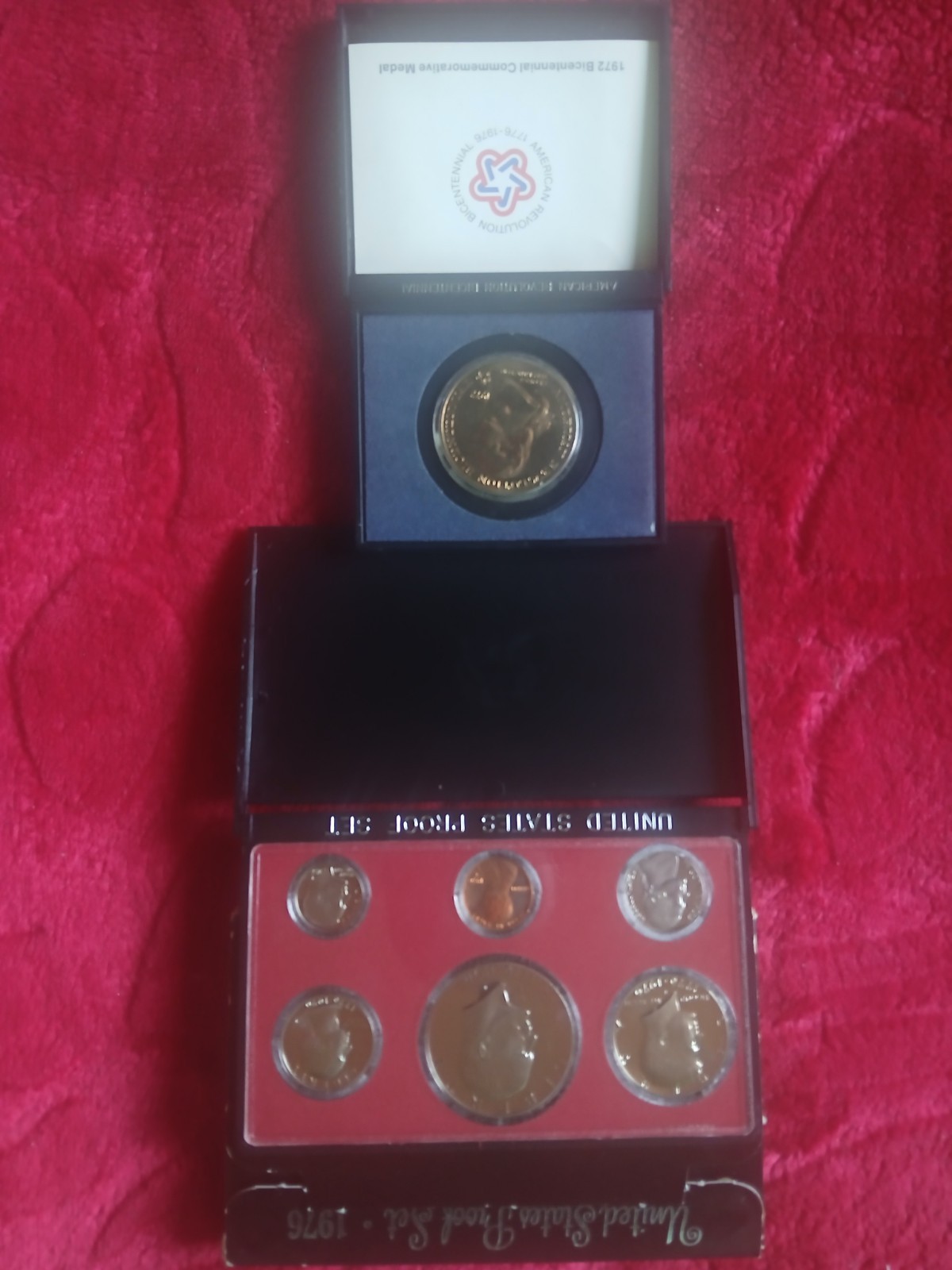 United States Proof Set 1976 Proof San Francisco w/ $1 Coin, Case & COA