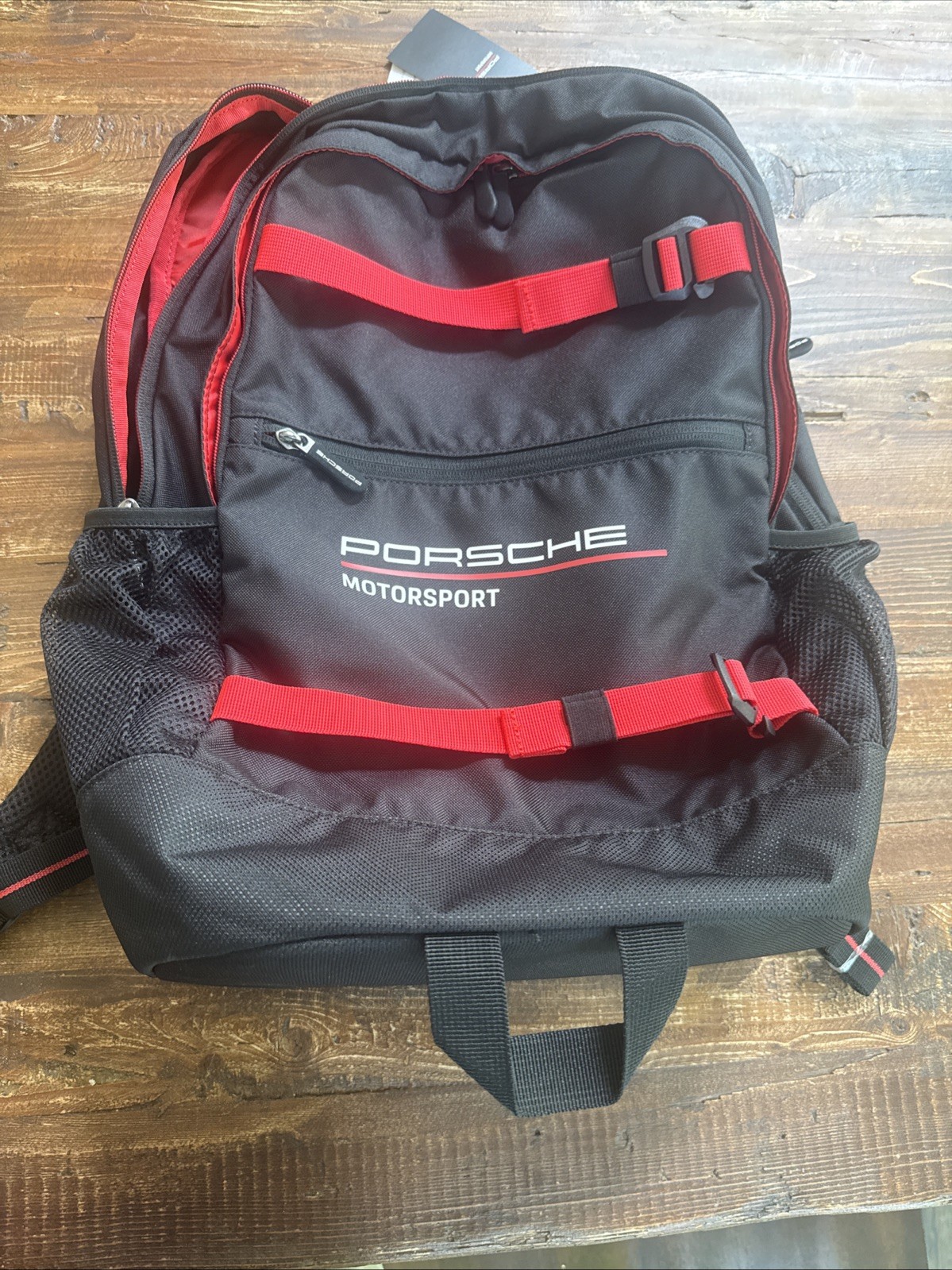 New Porsche Motorsport Fanwear Backpack Laptop Rucksack WAP0350030LFMS