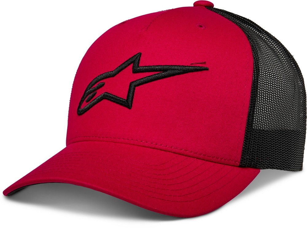 Alpinestars Ageless Trucker Hats OSFM Red/Black #1235-81475-3010-O/S