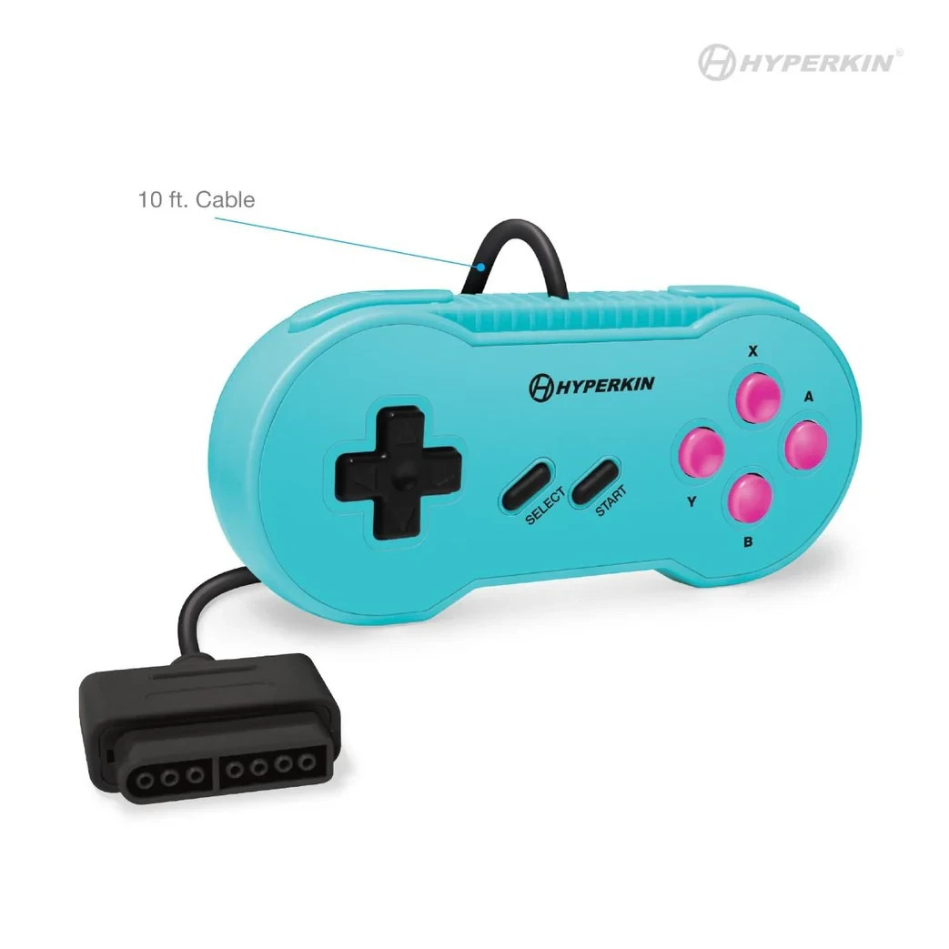 Hyperkin Scout Premium Controller Hyper Beach - Nintendo SNES - New