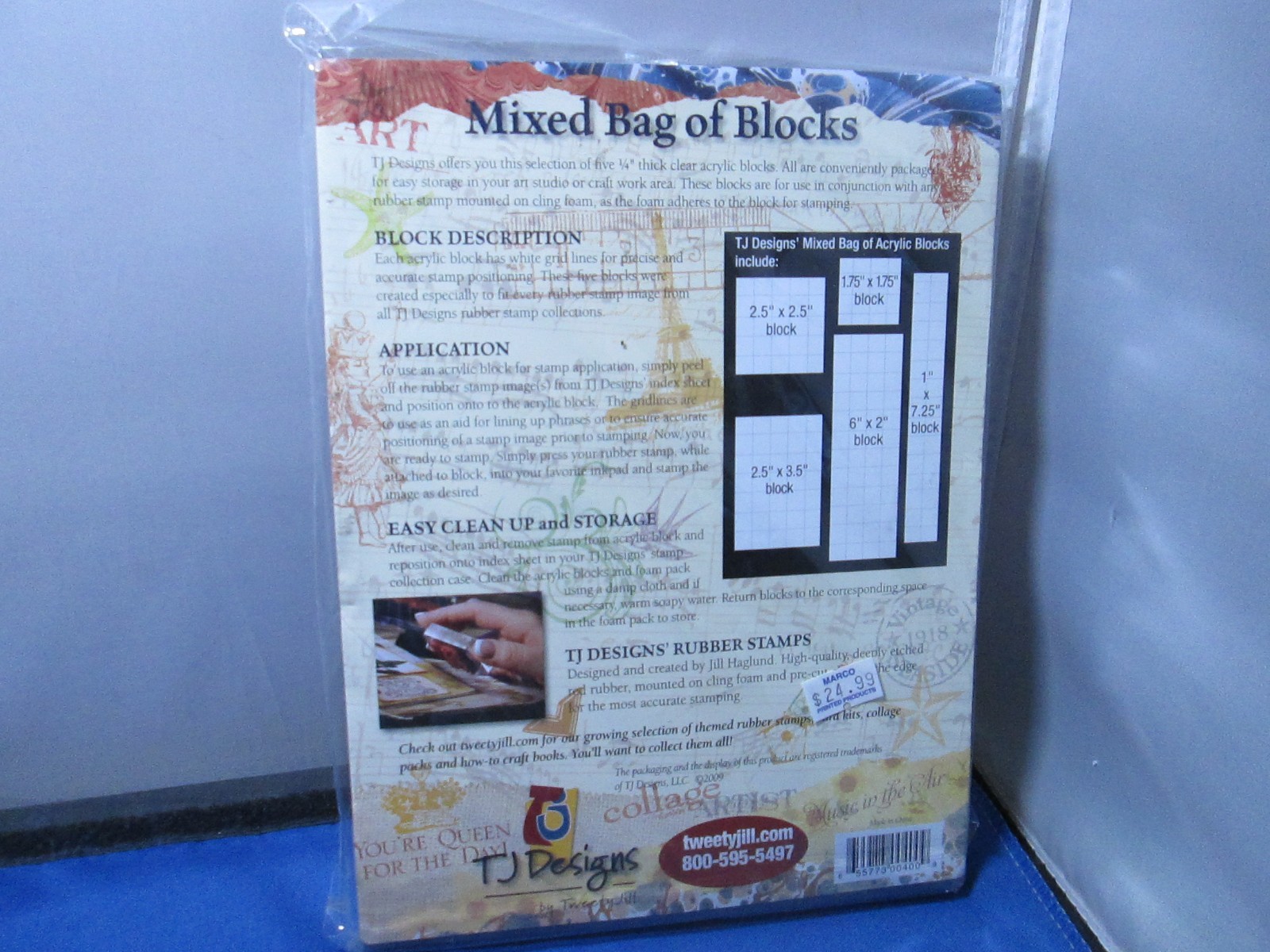 T J Designs Mixed Bag of Blocks Templates