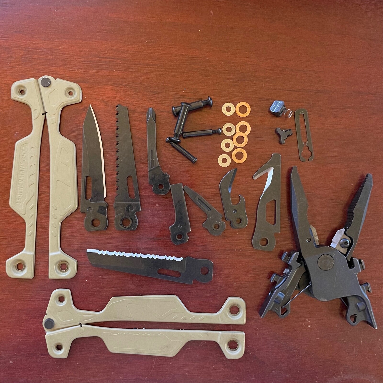 Parts from Retired  Black or Coyote Tan Leatherman OHT: 1 Part for repairs/mods