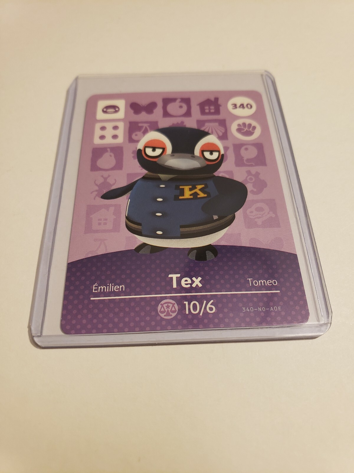 !SUPER SALE! Tex # 340 Animal Crossing Amiibo Card Horizon Series 4 MINT!