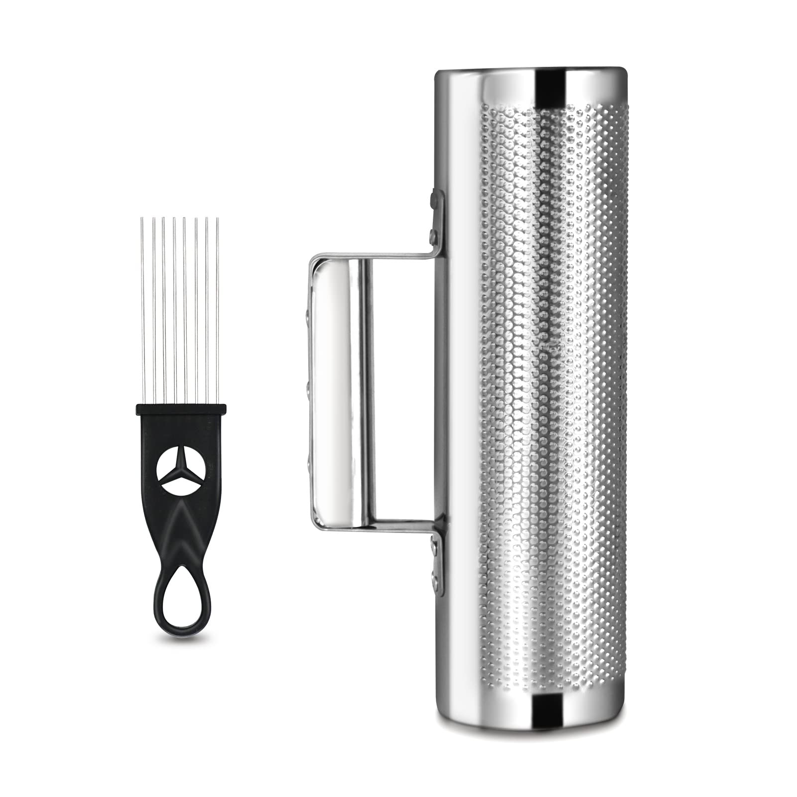 Stainless Steel 12" 4" with Scraper Guiro Professional Latin Percussion Instr...