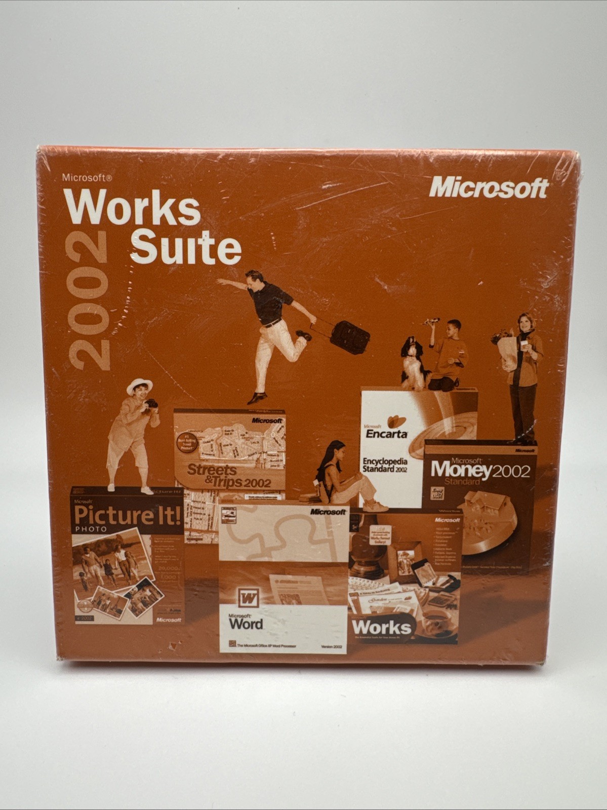 Microsoft Works Suite 2002 Software CD with Product Key ~ Brand New Sealed