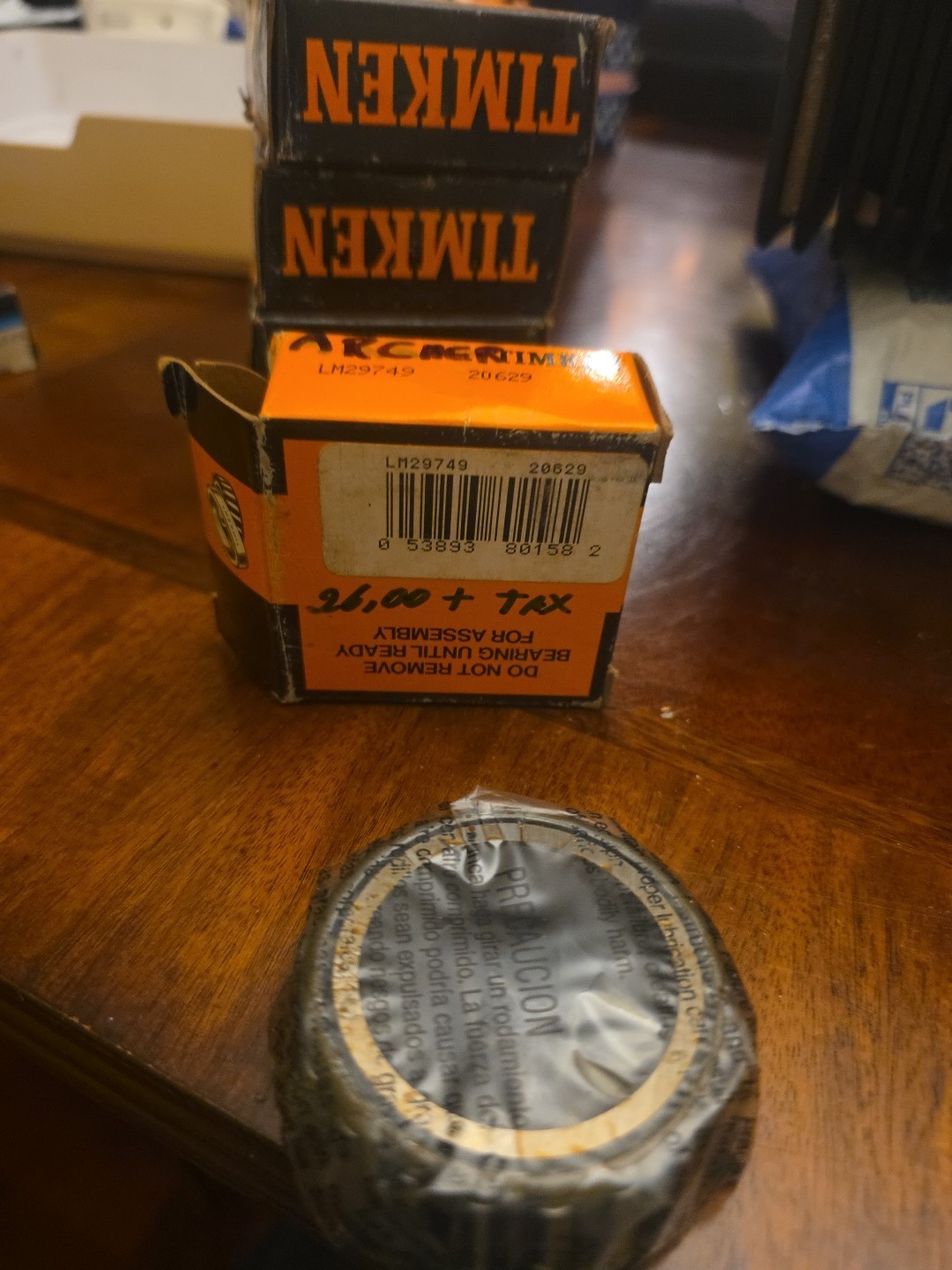 NiB Timken LM29749   Tapered Roller Bearing Aviation LM29749