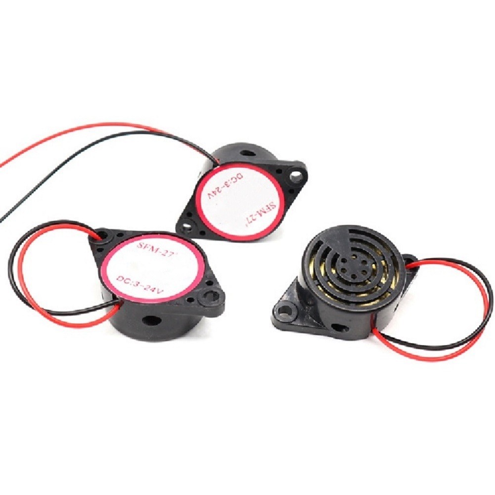 Electronic Buzzer Tool Plastic -20??C To +45??C 100dB 5Pcs/Set Alarm Ringer