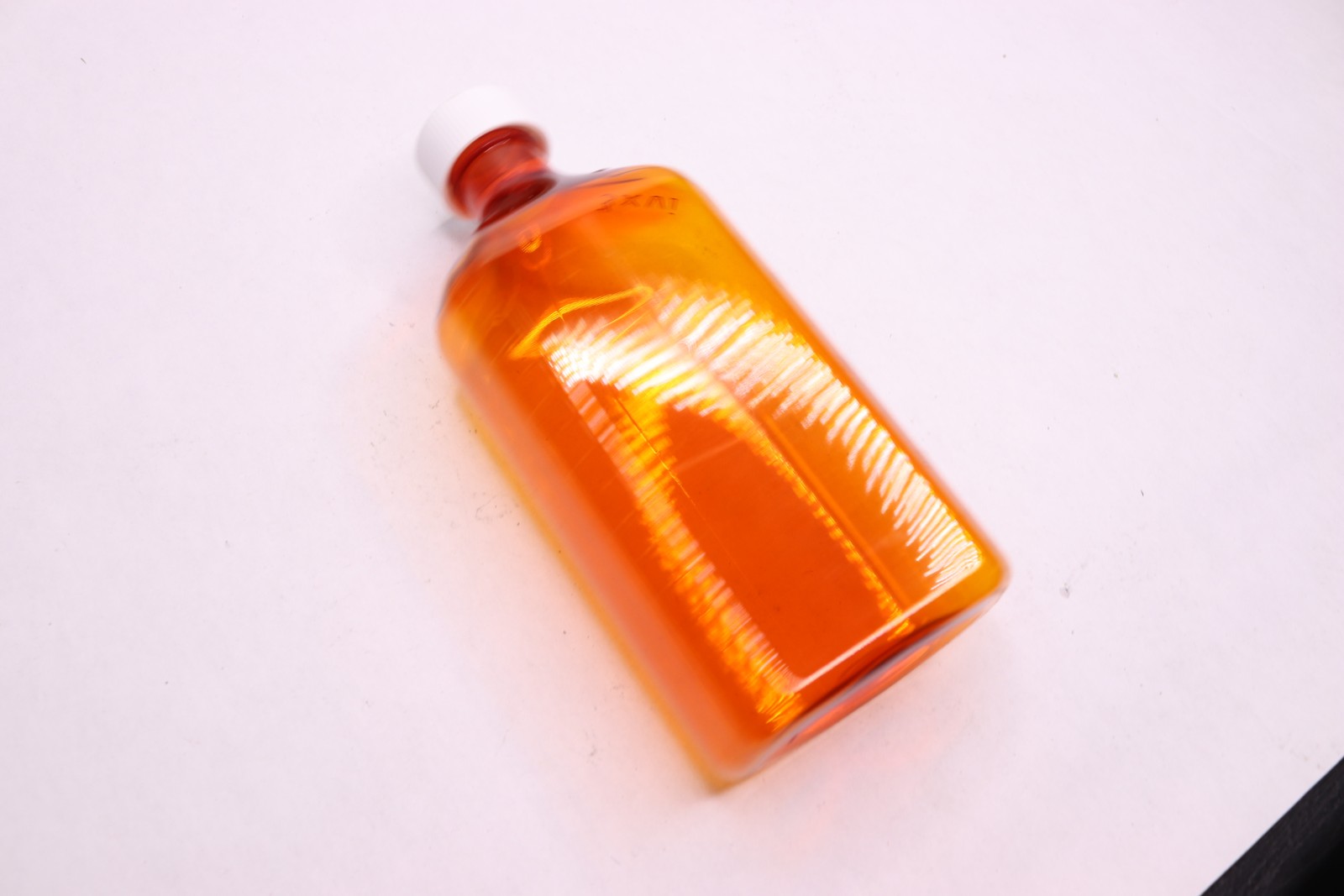 Empty Liquid Medicine Bottle Plastic Orange 400ML -As Shown Only