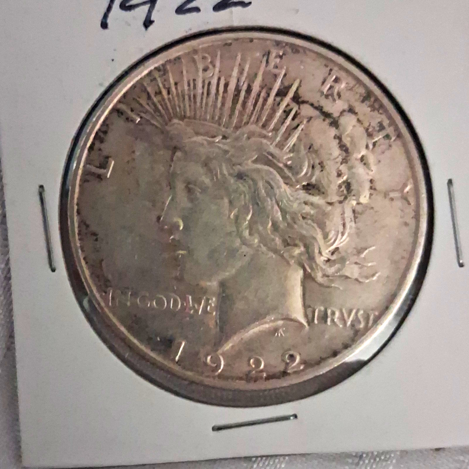 1922 Peace Silver Dollar $1 .900 Silver Business Strike Philadelphia No MM