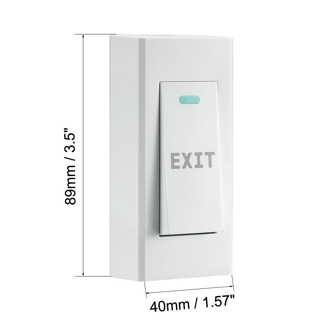 Door Release Button Push to Exit Resettable NC/NO/COM Switch 250V 10A