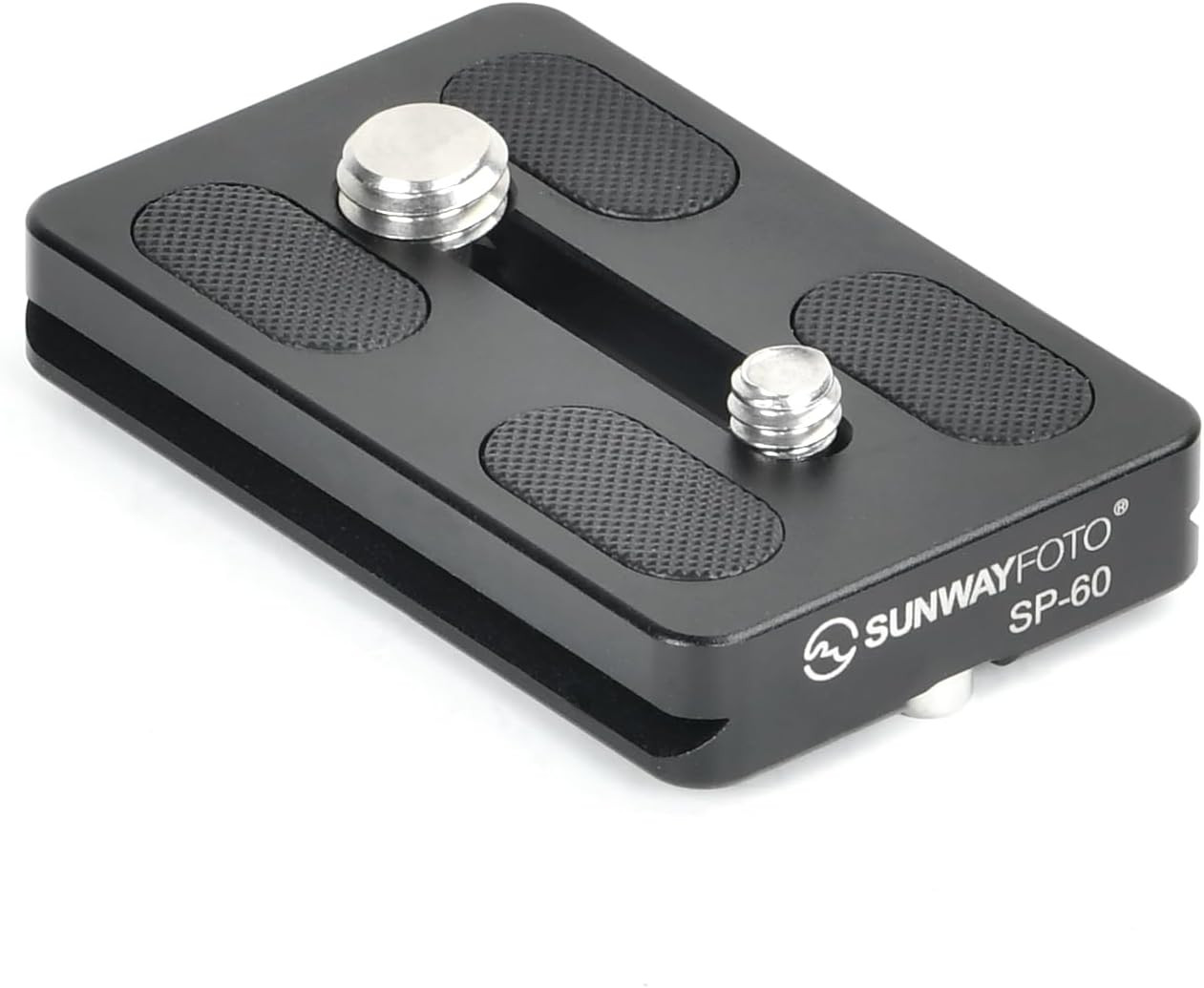 SUNWAY 60mm QR Quick Release Arca Swiss Plate w 1/4"-20 & 3/8"-16 Screws
