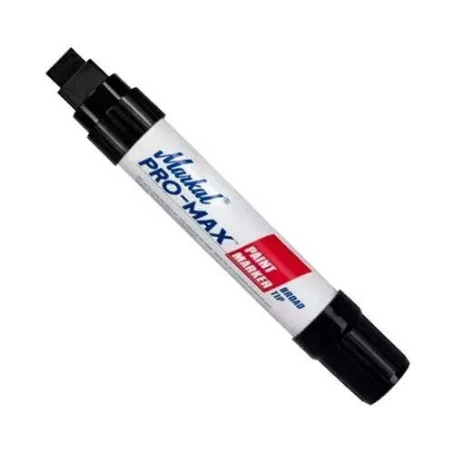 Markall 90903 Black Pro-MaxÂ® Paint Marker - Jumbo, Chisel Tip
