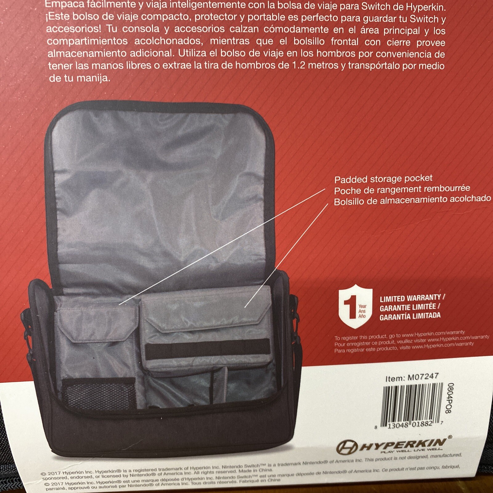 Nintendo Switch Travel Bag New