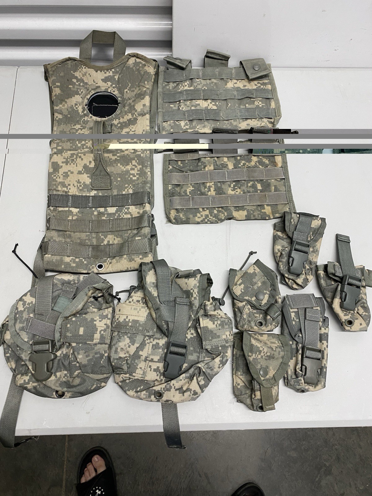 Lot Of 10 Various US Military UCP ACU Pouches Digital Camo Loadout Mag Pouches 2