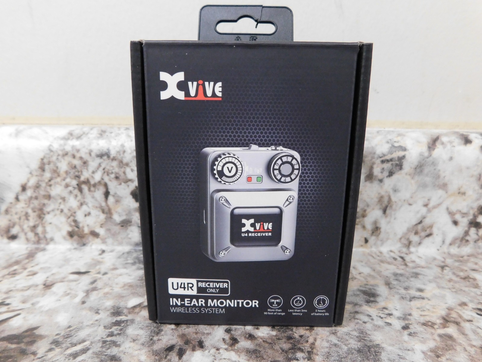 Xvive XV-U4R 2.4GHz Wireless In-Ear Monitor Receiver Only 6-Channel Compact Size