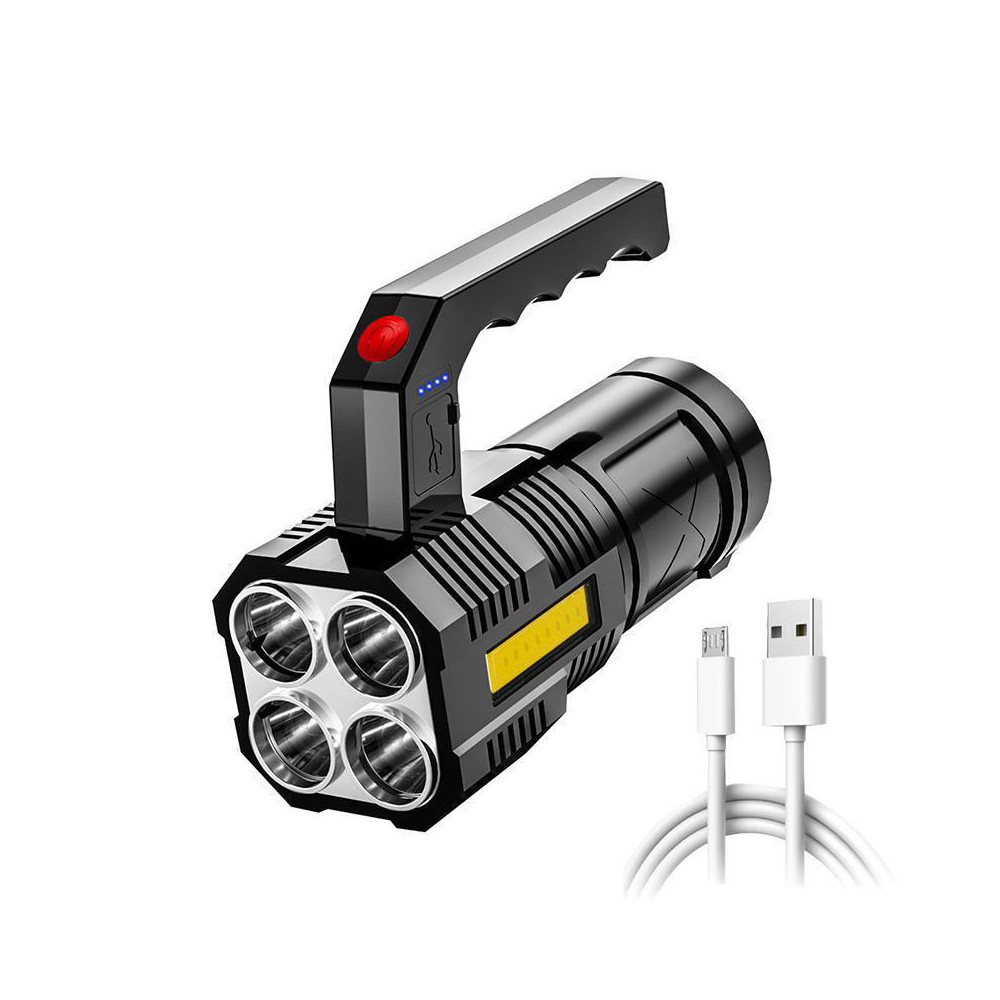 2000000 Lumens Super Bright LED Tactical Flashlight Rechargeable LED Work Light
