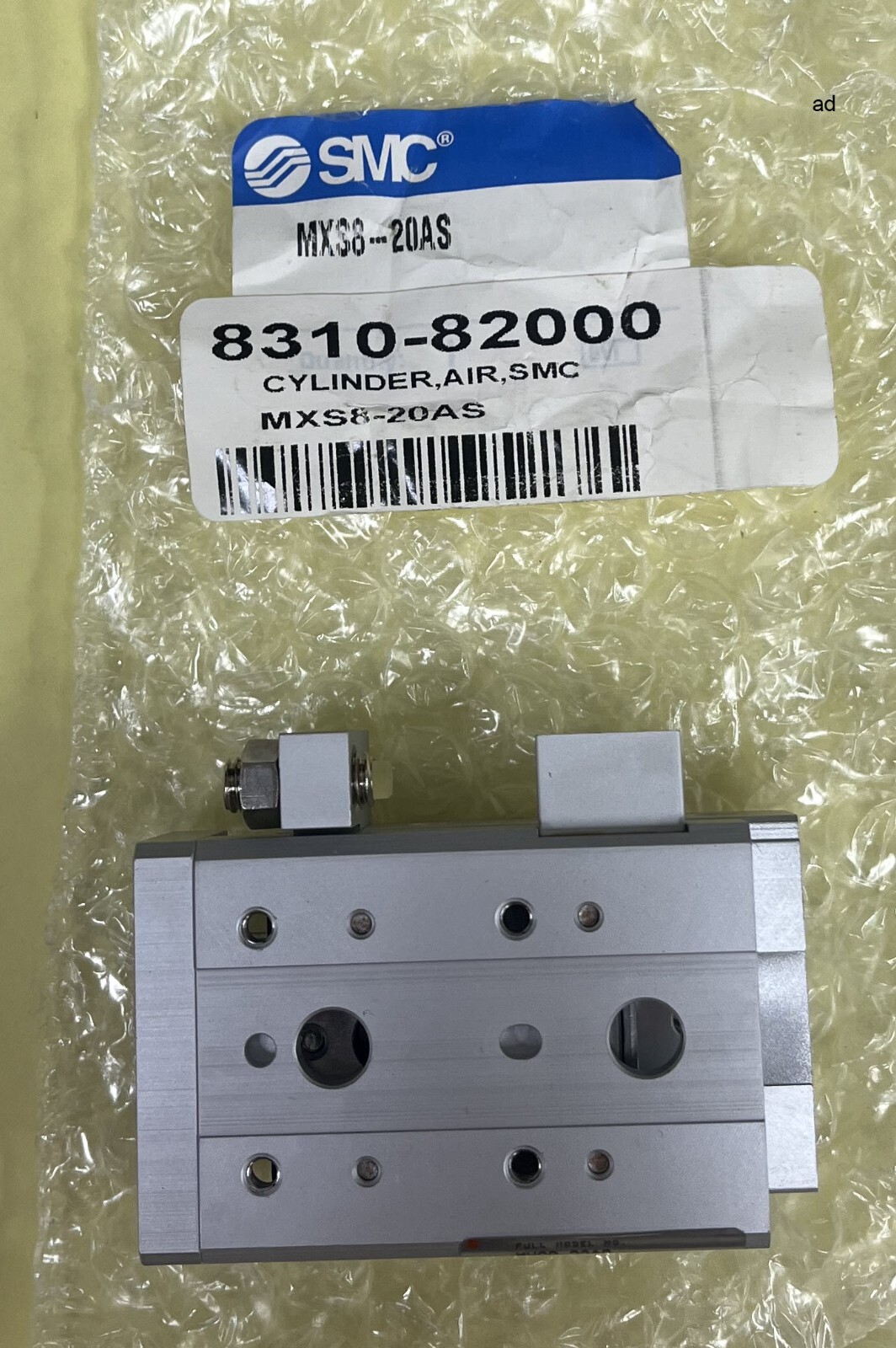 SMC MXS8-20AS Guided Cylinder - NEW