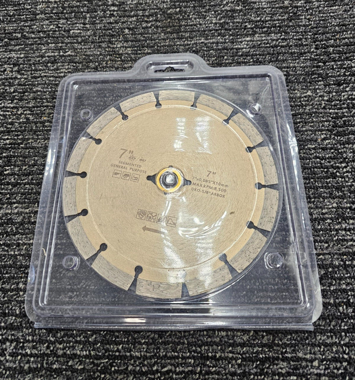 ( QTY 6 ) General Purpose 7" Segmented Saw Blade 7"x0.085"x10mm
