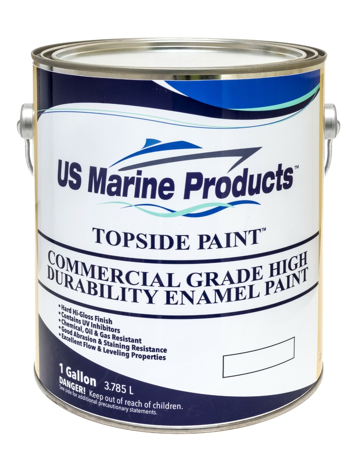 Marine Topside High Durability Commercial Grade Enamel Paint Gloss White Gallon
