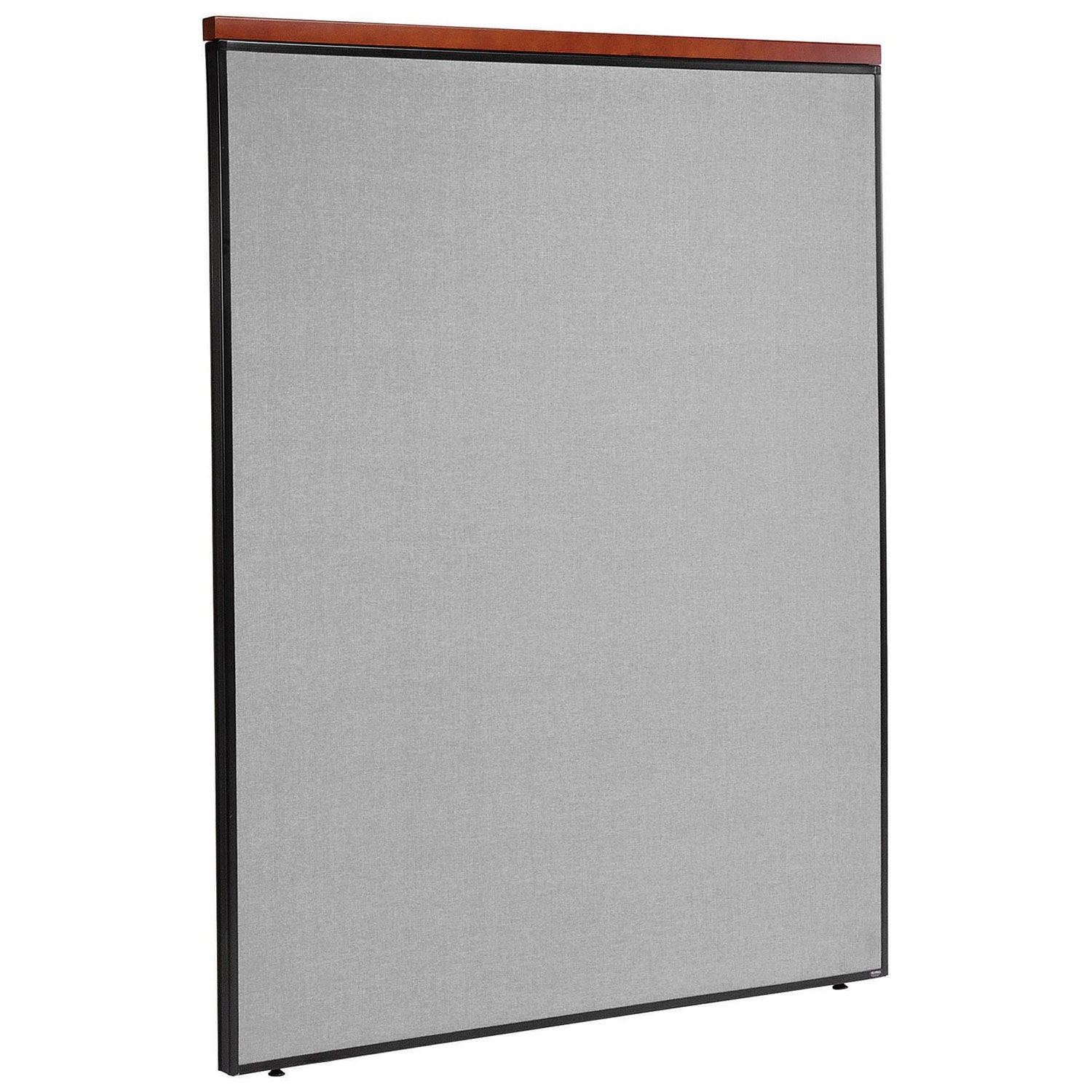 60-1/4"W x 73-1/2"H Deluxe Office Partition Panel Gray