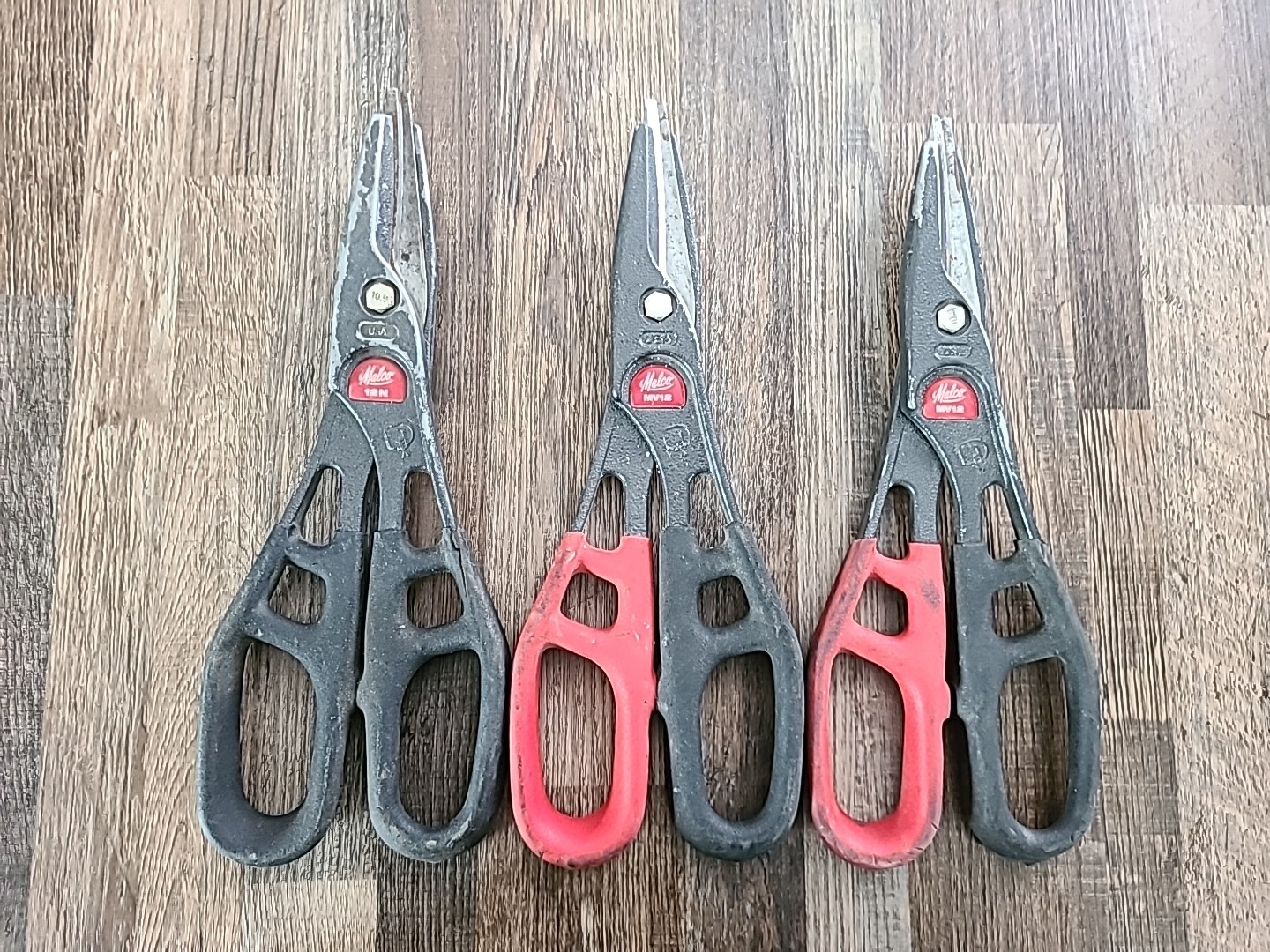 3 Malco MV12 & 12N Aluminum Handle Precision Vinyl Cutting Tools