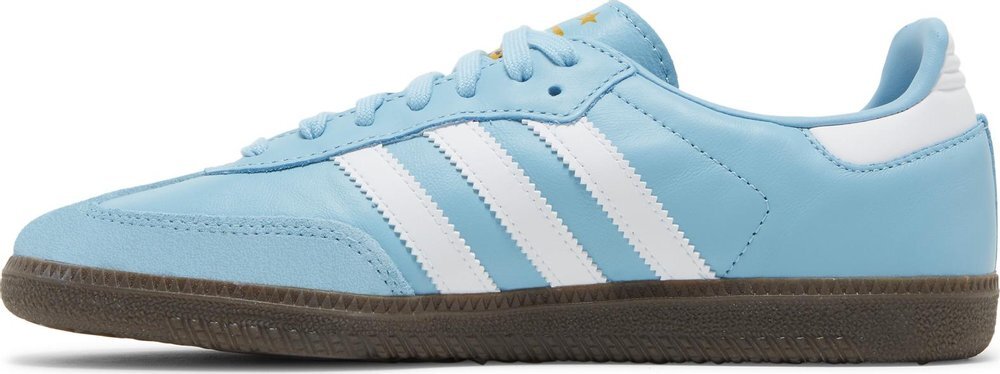 adidas Samba Argentina OG Shoes Blue Retro Classic Sneakers Trainers Men Size