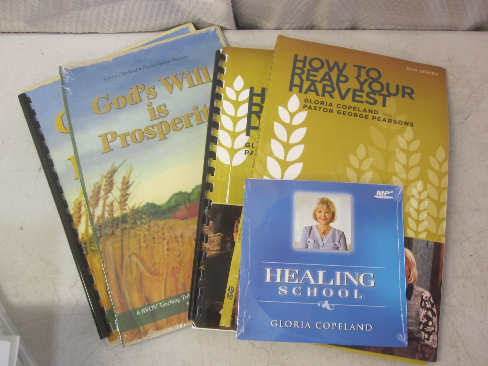 Gloria Copeland - Healing School CD, God's Will is Prosperity DVD & Study Guides