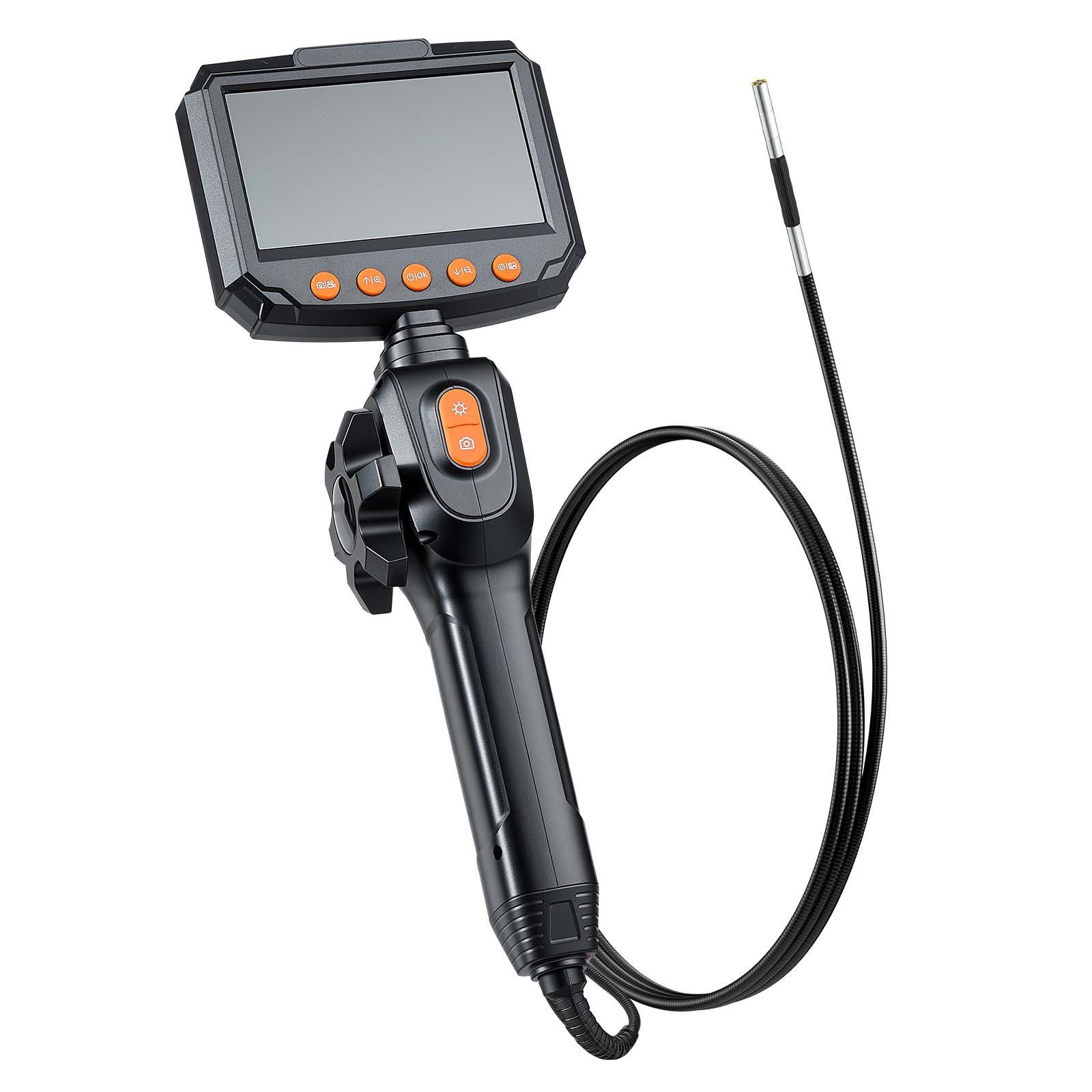 2-Way Articulating Borescope 0.15in Slim Lens, 8X Zoom