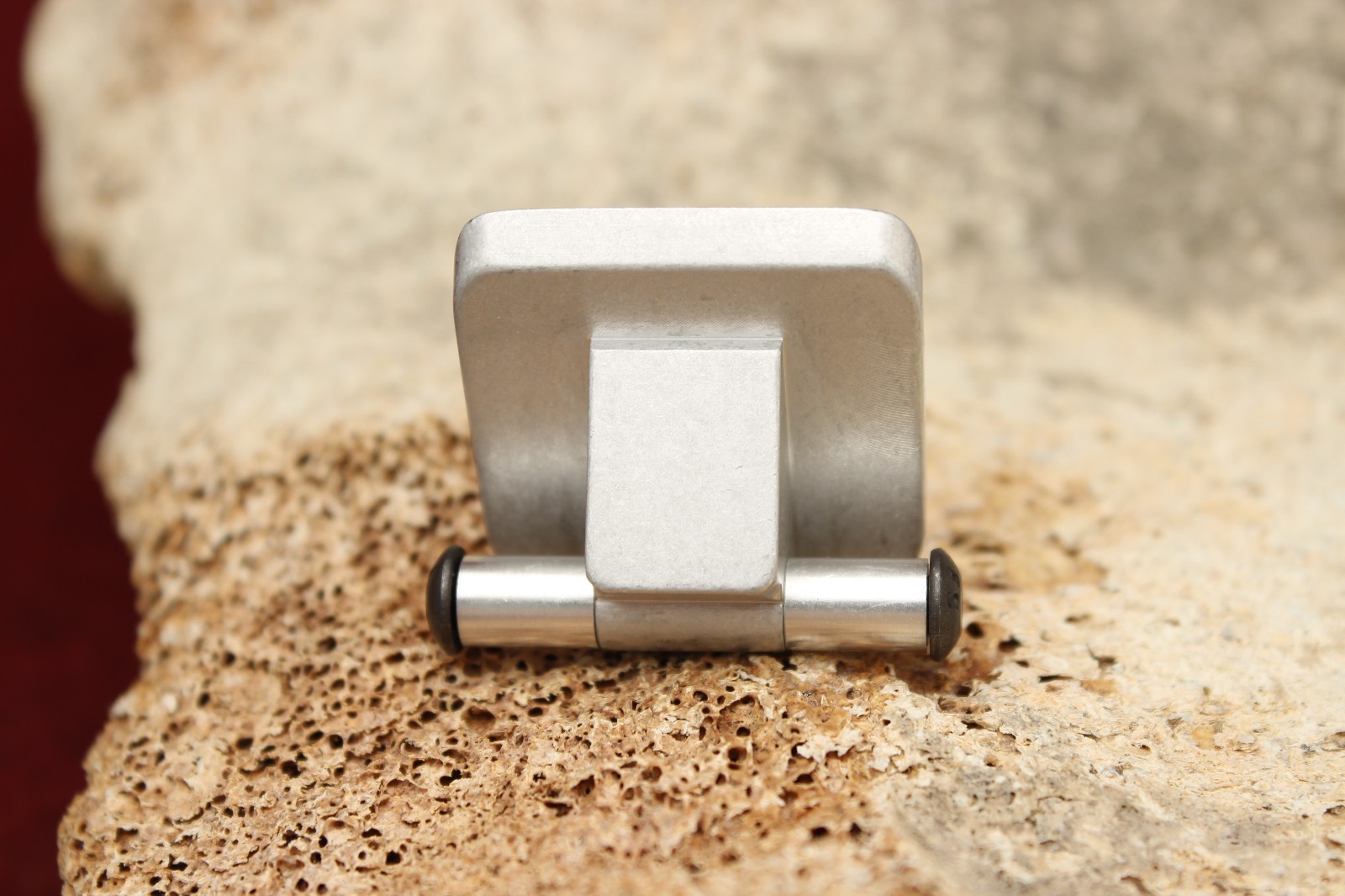 KIDD Blast Blocker Protector for C-More scope mounted on ported barrel-Silver
