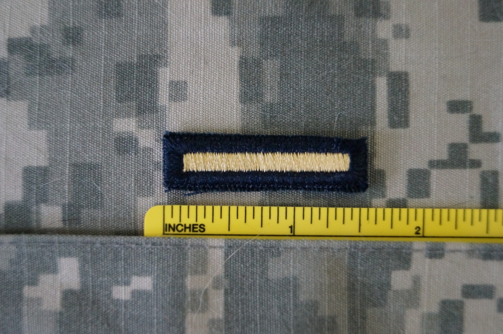 US Army Overseas Male Service Stripes (1) 6 Months Sew Dress Uniform Gold/Black