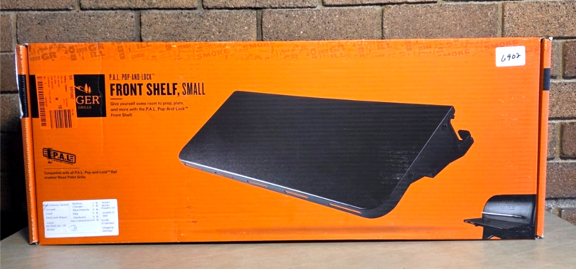 NEW! Traeger P.A.L. Pop and Lock Front Shelf Small - BAC760