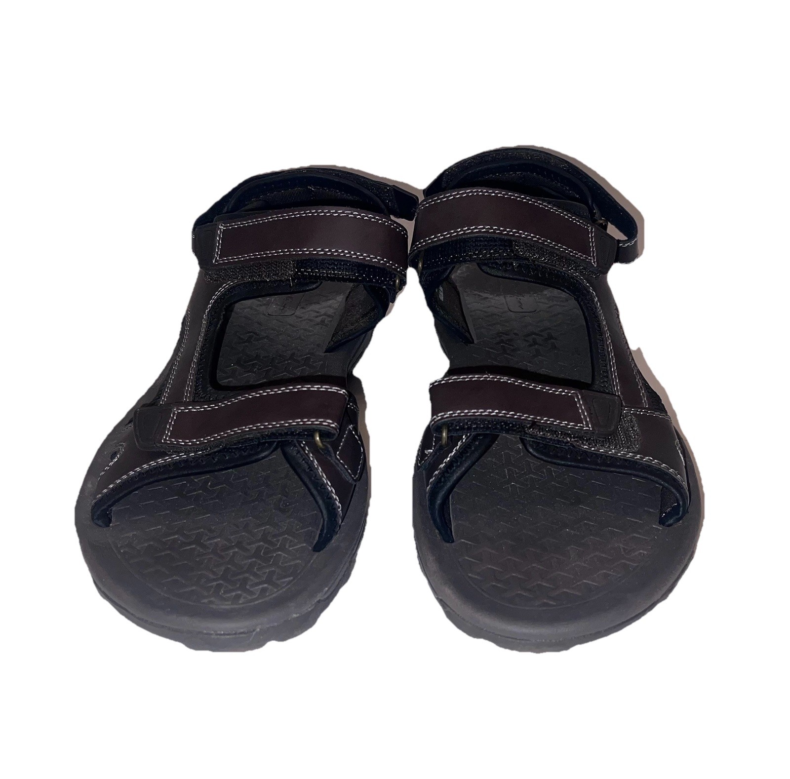 Eddie Bauer Holman Adjustable River Outdoors Hiking Sandals Brown Sz 12